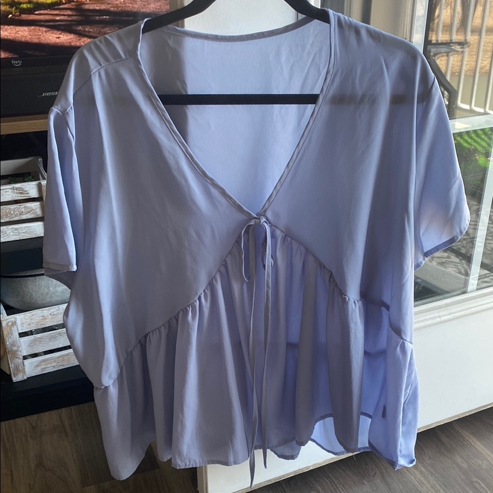 Elegant Lavender Women's Top